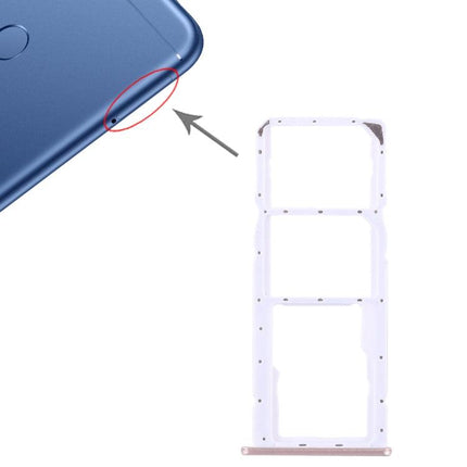 Dual SIM Card Tray + Micro SD Card Tray for Huawei Honor Play 7C Gold-garmade.com