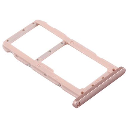 Dual SIM Card Tray / Micro SD Card for Huawei P20 Lite / Nova 3e (Pink)-garmade.com