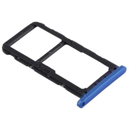 Dual SIM Card Tray / Micro SD Card for Huawei P20 Lite / Nova 3e (Blue)-garmade.com