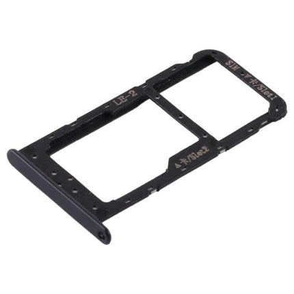 Dual SIM Card Tray / Micro SD Card for Huawei Honor 9 Lite(Black)-garmade.com