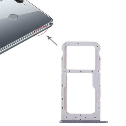 Dual SIM Card Tray / Micro SD Card for Huawei Honor 9 Lite(Grey)-garmade.com