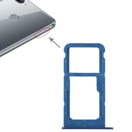 Dual SIM Card Tray / Micro SD Card for Huawei Honor 9 Lite(Blue)-garmade.com
