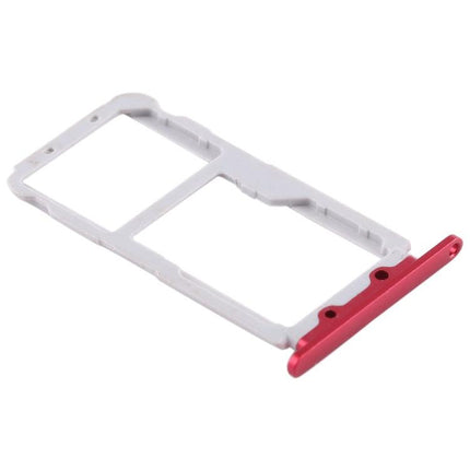 Dual SIM Card Tray / Micro SD Card for Huawei Honor View 10 / V10(Red)-garmade.com
