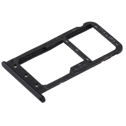 Dual SIM Card Tray / Micro SD Card for Huawei Enjoy 7 (Black)-garmade.com