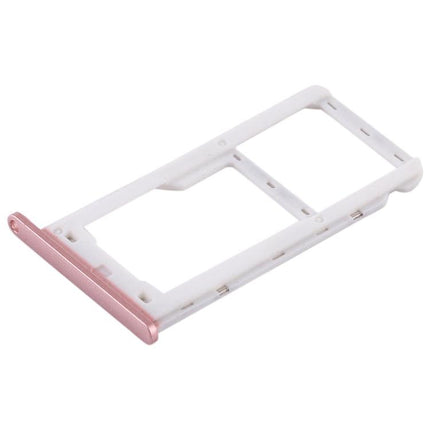 Dual SIM Card Tray / Micro SD Card for Huawei Enjoy 7 (Pink)-garmade.com
