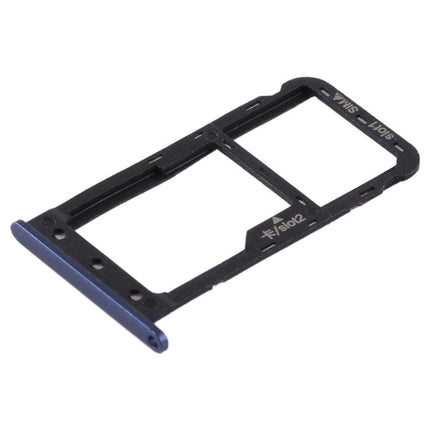 Dual SIM Card Tray / Micro SD Card for Huawei Enjoy 7 (Blue)-garmade.com