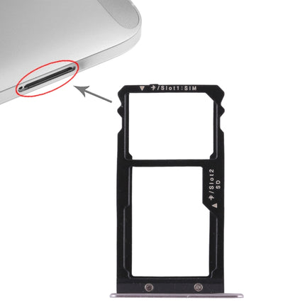 SIM Card Tray + SIM Card Tray / Micro SD Card for Huawei G8 (Grey)-garmade.com