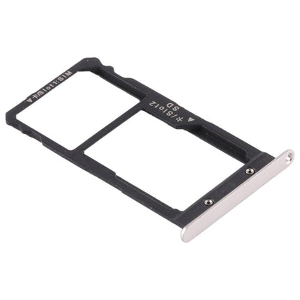 Dual SIM Card Tray / Micro SD Card for Huawei G8 (Silver)-garmade.com