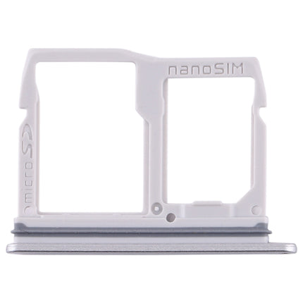 Nano SIM Card Tray + Micro SD Card Tray for LG Stylo 5 / Q720 LM-Q720MS LM-Q720TSW Q720CS (Silver)-garmade.com