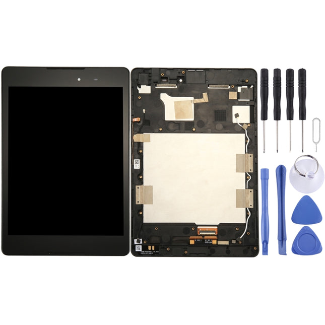 LCD Screen and Digitizer Full Assembly with Frame for Asus Zenpad 3 8.0 / Z581KL(Black)-garmade.com