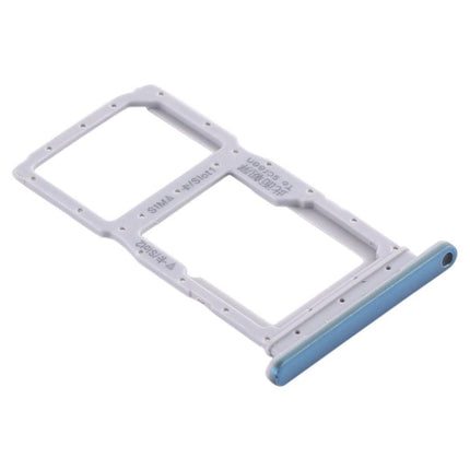 SIM Card Tray + SIM Card Tray / Micro SD Card Tray for Huawei P smart Pro 2019 (Blue)-garmade.com