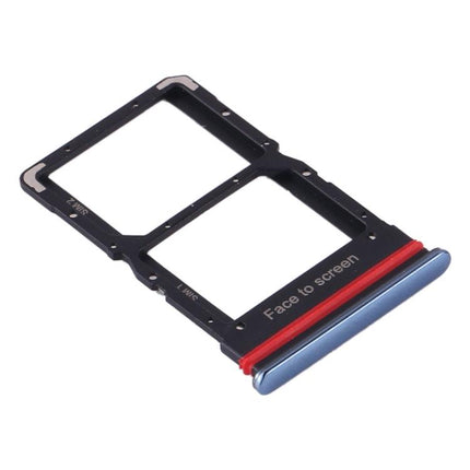 Dual SIM Card Tray for Xiaomi Mi 10 Lite 5G Black-garmade.com