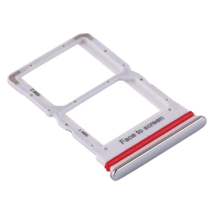 SIM Card Tray + SIM Card Tray for Xiaomi Mi 10 Lite 5G Silver-garmade.com