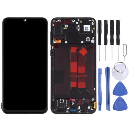 Original OLED LCD for Huawei Nova 5 Digitizer Full Assembly with Frame(Black)-garmade.com