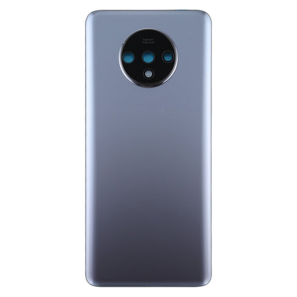 Replacement Battery Back Cover with Camera Lens Cover for OnePlus 7T(Silver)-garmade.com