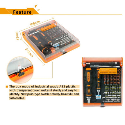 JAKEMY JM-6113 73 in 1 Household Hardware Screwdriver Repair Tool Set-garmade.com