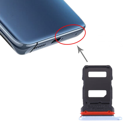SIM Card Tray + SIM Card Tray for Vivo X50 Pro (Blue)-garmade.com