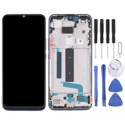 Original AMOLED LCD Screen for Xiaomi Mi 10 Lite 5G with Digitizer Full Assembly(Black)-garmade.com