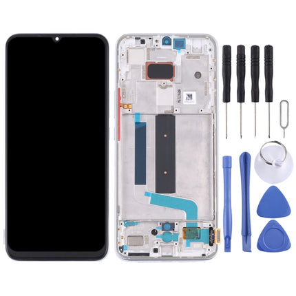 Original AMOLED LCD Screen for Xiaomi Mi 10 Lite 5G with Digitizer Full Assembly(Silver)-garmade.com