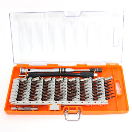 60 in 1 S2 Tool Steel Precision Screwdriver Nutdriver Bit Repair Tools Kit(Orange)-garmade.com