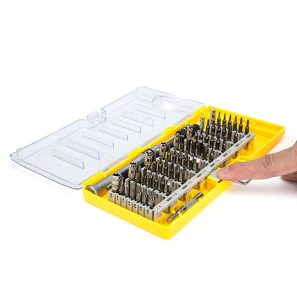 60 in 1 S2 Tool Steel Precision Screwdriver Nutdriver Bit Repair Tools Kit(Orange)-garmade.com