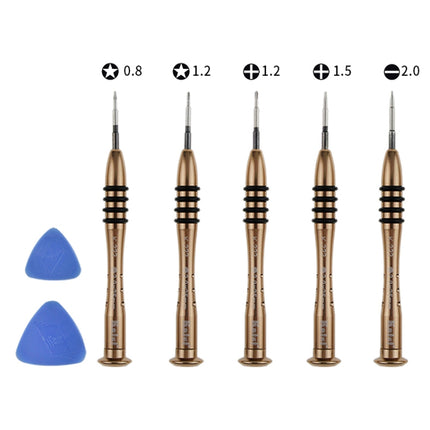 Kaisi K-5222 7 in 1 Plastic Opening Pick + Precision Screwdriver Set Tablet PC Cell Phone Repair Kit-garmade.com