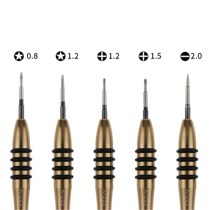 Kaisi K-5222 7 in 1 Plastic Opening Pick + Precision Screwdriver Set Tablet PC Cell Phone Repair Kit-garmade.com