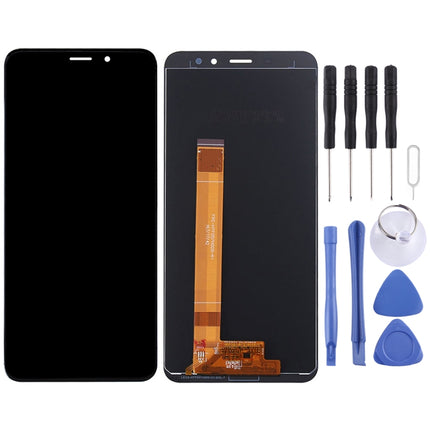 LCD Screen and Digitizer Full Assembly for Meizu Meilan S6 / M6s / M712H / M712Q(Black)-garmade.com