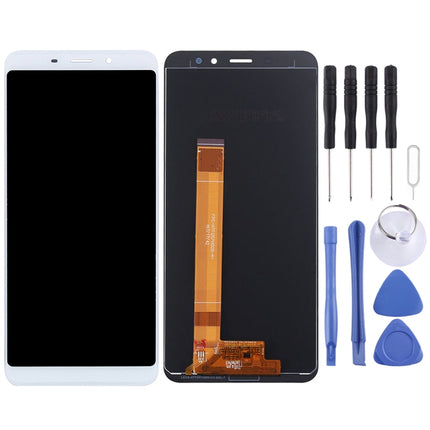 LCD Screen and Digitizer Full Assembly for Meizu Meilan S6 / M6s / M712H / M712Q(White)-garmade.com