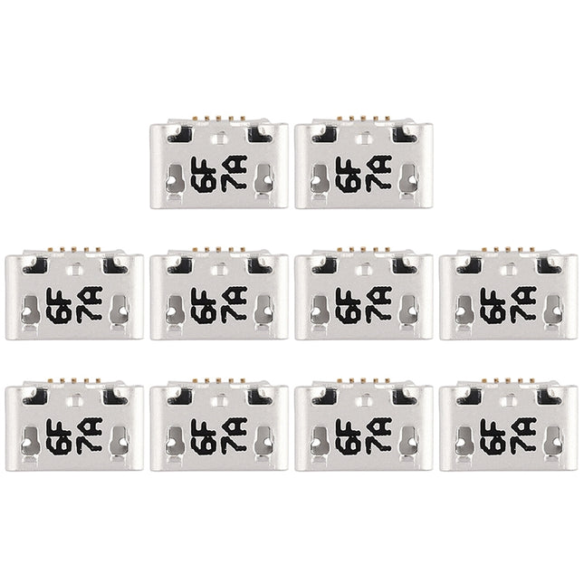 10 PCS Charging Port Connector for Vivo X6s / X6s Plus-garmade.com