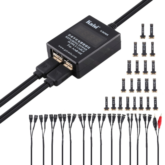 Kaisi K-9066 Mobile Phone Maintenance Power Cable Built-in Short Circuit Protection For Huawei, Samsung, Xiaomi, OPPO, VIVO etc-garmade.com