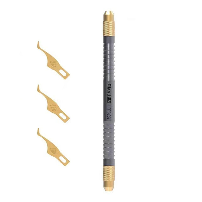 QIANLI 008 Multifunctioal CPU IC Glue Remover Knife Thin Blade Motherboard BGA Chip Glue Cleaning Knife-garmade.com