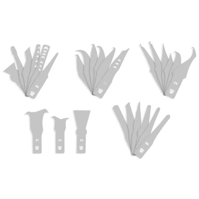 BEST-69A 27 PCS/Set Cutting Knife CPU Repairing tools-garmade.com