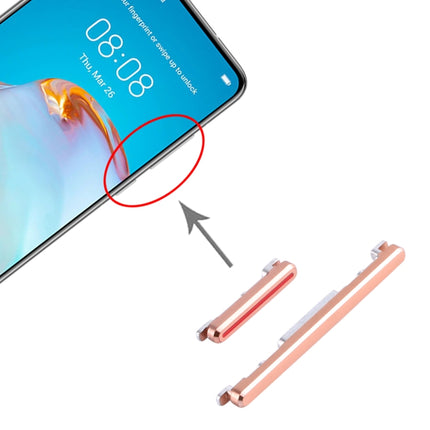 Power Button and Volume Control Button for Huawei P40 (Gold)-garmade.com
