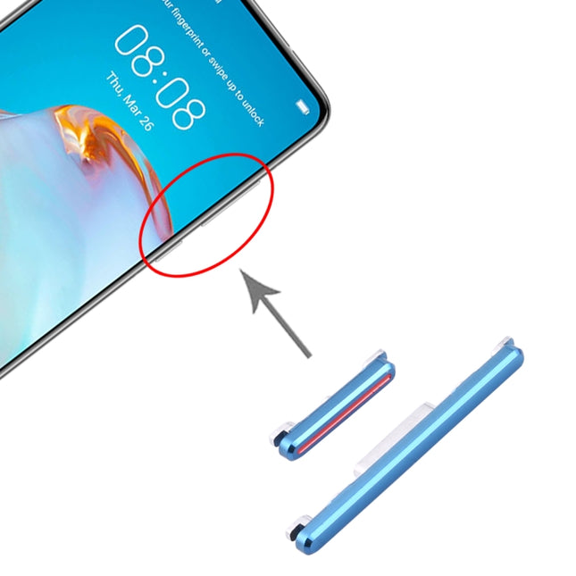 Power Button and Volume Control Button for Huawei P40 (Blue)-garmade.com