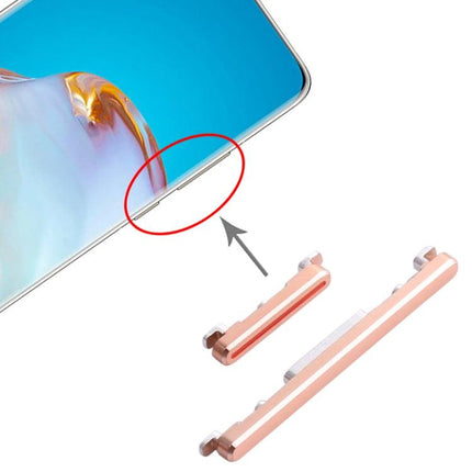 Power Button and Volume Control Button for Huawei P40 Pro (Gold)-garmade.com