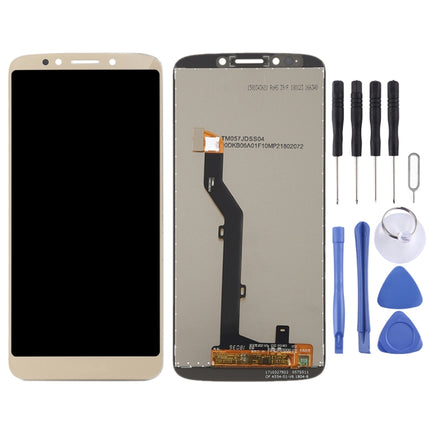LCD Screen and Digitizer Full Assembly for Motorola Moto G6 Play (Gold)-garmade.com