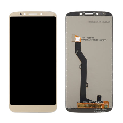 LCD Screen and Digitizer Full Assembly for Motorola Moto G6 Play (Gold)-garmade.com