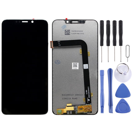 LCD Screen and Digitizer Full Assembly for Motorola One Power (P30 Note) (Black)-garmade.com