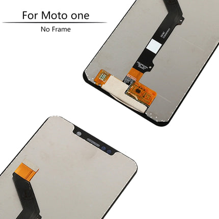 LCD Screen and Digitizer Full Assembly for Motorola One (P30 Play) (Black)-garmade.com