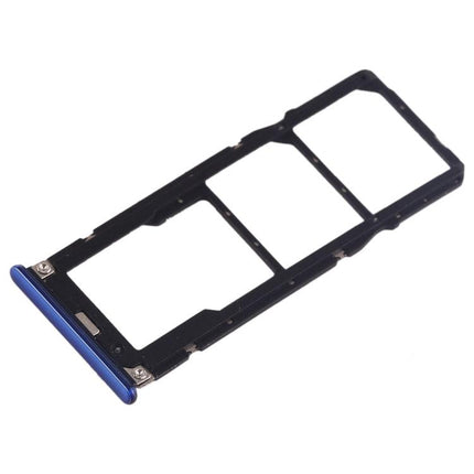 SIM Card Tray + SIM Card Tray + Micro SD Card Tray for Xiaomi Mi Play Blue-garmade.com