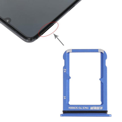 SIM Card Tray + SIM Card Tray for Xiaomi Mi 9 Blue-garmade.com