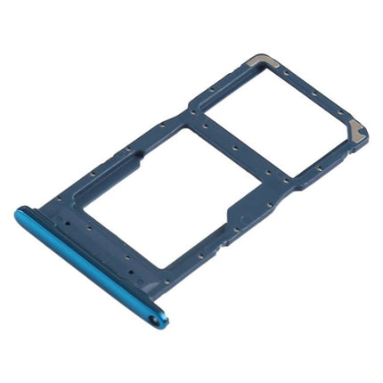 SIM Card Tray + SIM Card Tray / Micro SD Card Tray for Huawei P Smart+ (2019) (Blue)-garmade.com