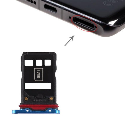 SIM Card Tray + SIM Card Tray for Huawei P30 Pro (Blue)-garmade.com