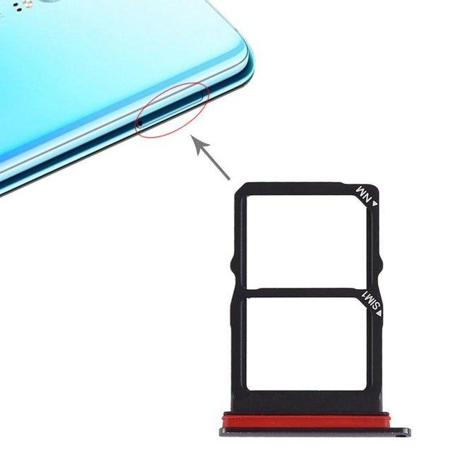 SIM Card Tray + SIM Card Tray for Huawei P30 (Black)-garmade.com