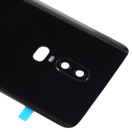 Smooth Surface Battery Back Cover for OnePlus 6(Black)-garmade.com