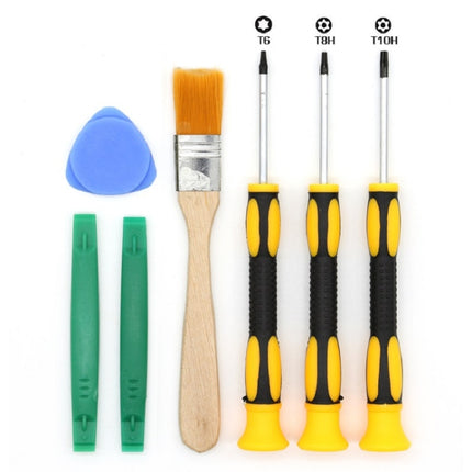 7 in 1 Opening Tool Kit Disassemble Repair with T6 / T8 / T10 Screwdrivers for Nintendo Switch / XBOX360 Game Console-garmade.com
