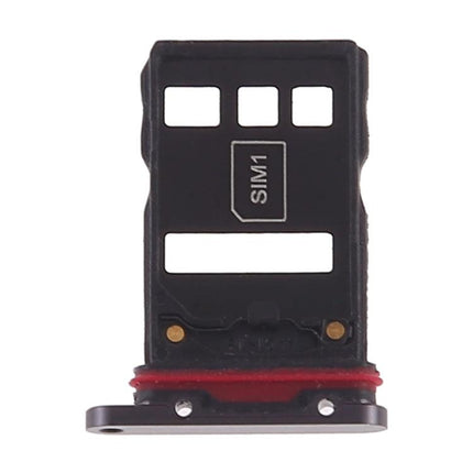 SIM Card Tray + NM Card Tray for Huawei P30 Pro Black-garmade.com