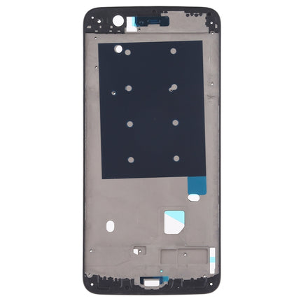 Front Housing LCD Frame Bezel Plate for OnePlus 5 (Black)-garmade.com
