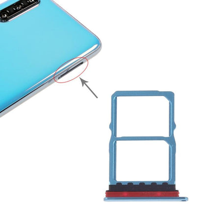 SIM Card Tray + NM Card Tray for Huawei P30 Blue-garmade.com
